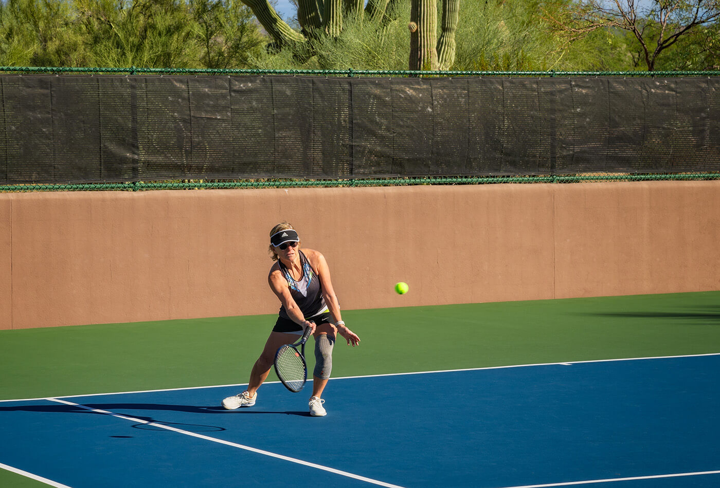 tennis player on court